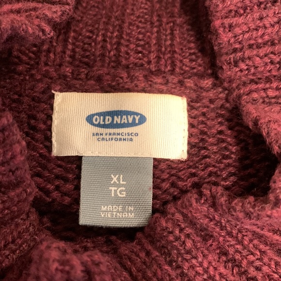 Woman’s Vintage Old Navy Ribbed cowl neck sweater - Picture 3 of 6